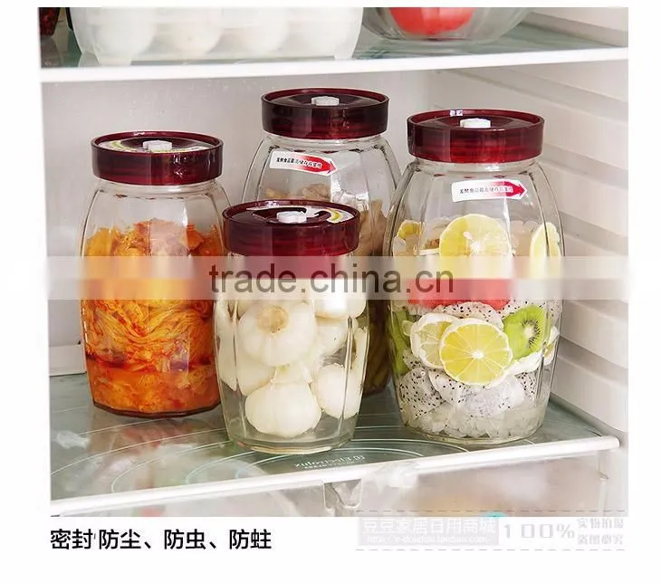 1.2l 1.8l 2.4l large fermentation juice wine storage glass bottle glass jar