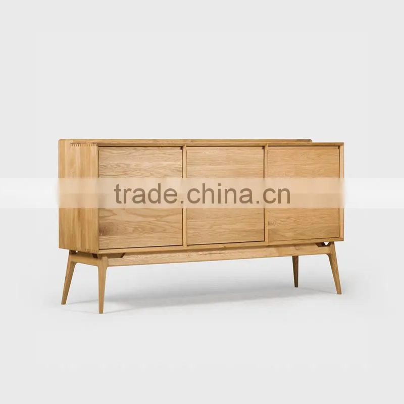 Hot Sale Light Color Wood Living Room Sideboard Cabinet With Door For Home Use