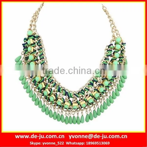 National Features Pink Bead Necklace Designs