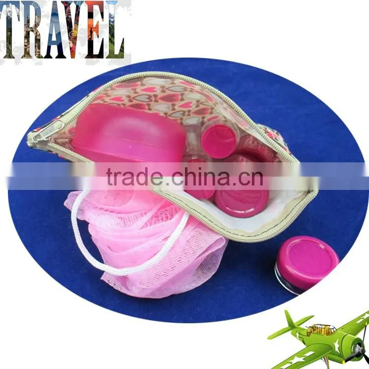 Cheap promotional plastic traveling bottle set travel bottle kit travel bottle set