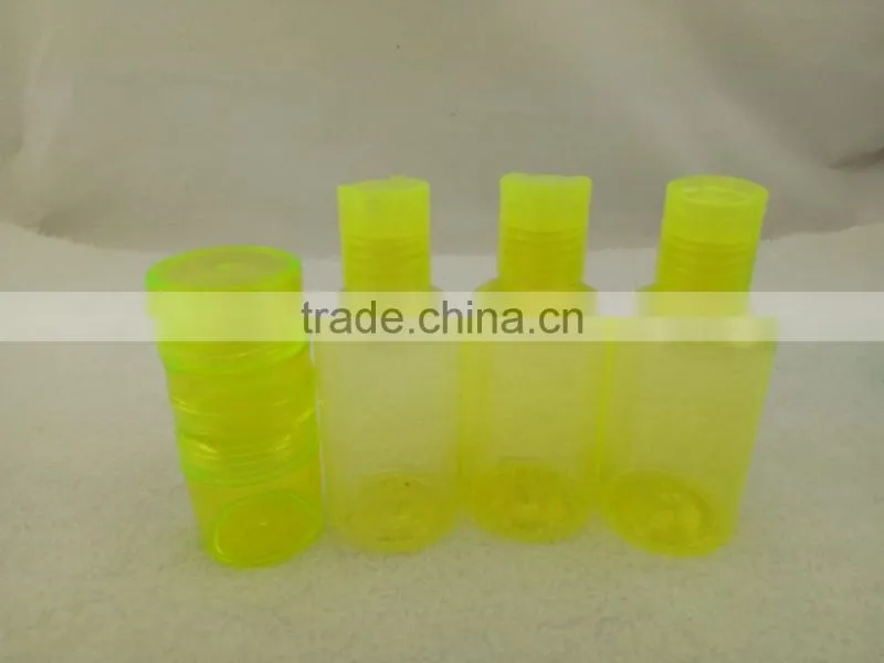 7pcs cheap color plastic travel bottle set travel bottle kit bottle container