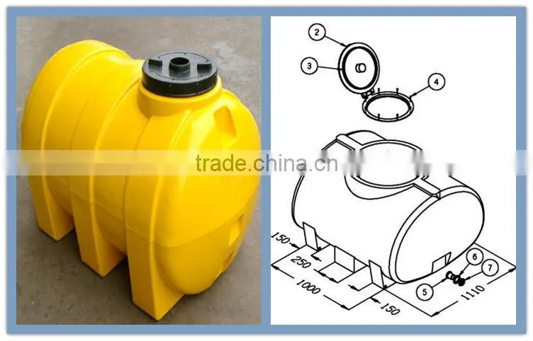 500L plastic water storage tank for sale