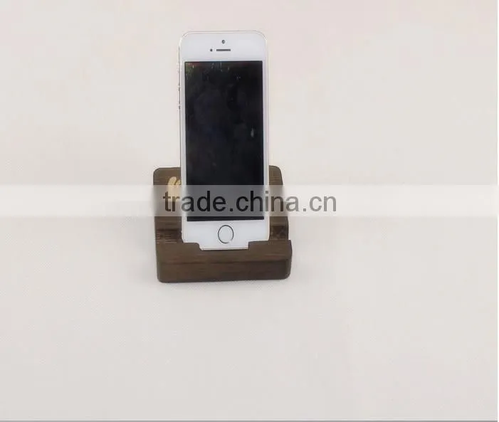 wooden mobile phone support