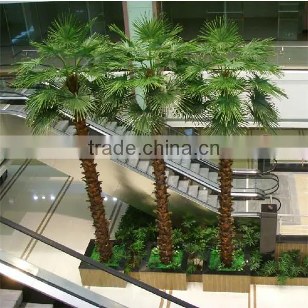 2017 new innovation artificial plastic coconut palm tree for hall decoration