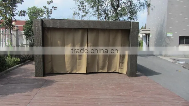 Poly rattan gazebo