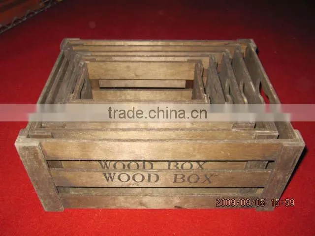 antique wood crate for sale,wooden box,wooden storage box