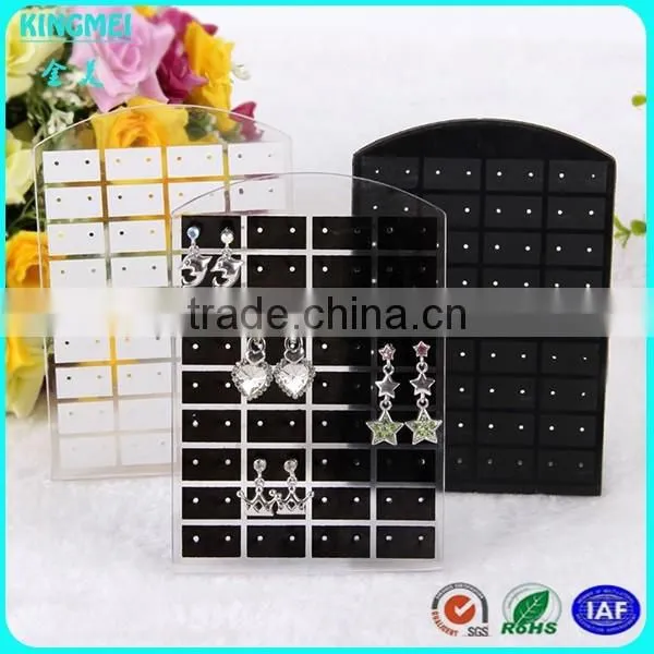Jewelry Store Black Acrylic Display Rack Earrings Display Stand