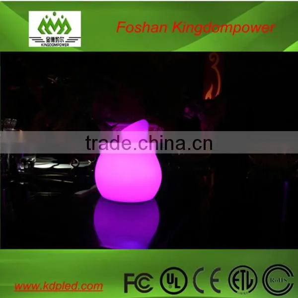 Colorful decorative rechargable led water-drop light