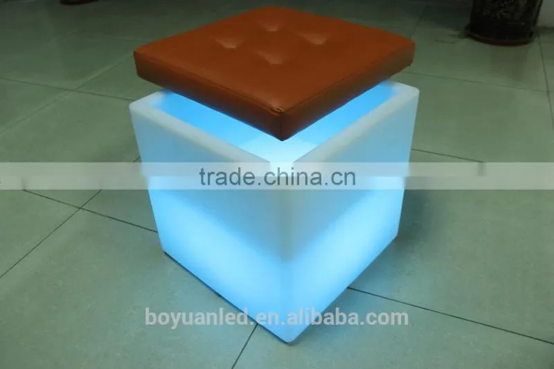 Children bar stools wholesale disco pary chair led cubic tank