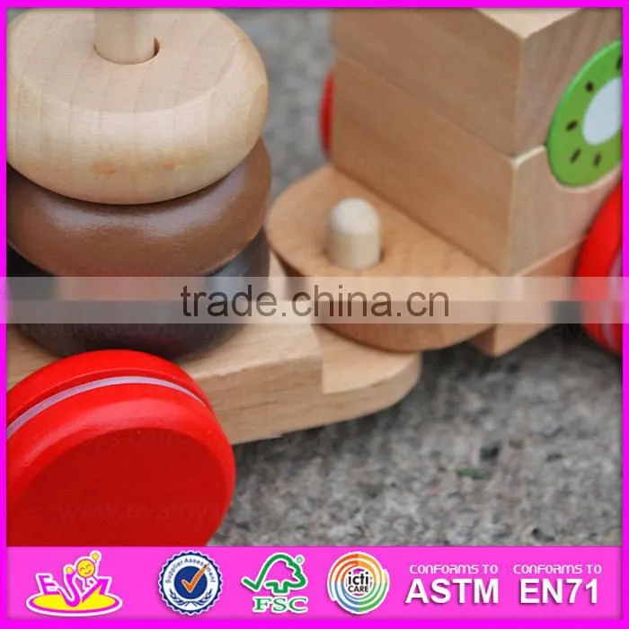 2015 Kids indoor games wooden train platform set,Cartoon wooden train station toy,Role play wooden train station toy W04B020