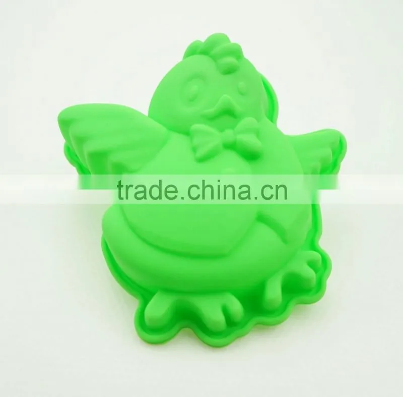 11176 Customized Silicone Chicken Shaped Cake Mould