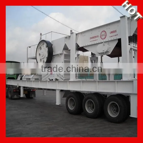 Zhengzhou Unique Mobile Crusher with New Industrial Machinery
