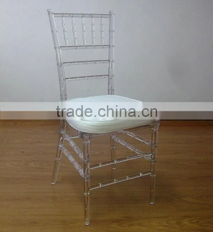 crystal clear wedding chair arcylic wedding chairs with cushion