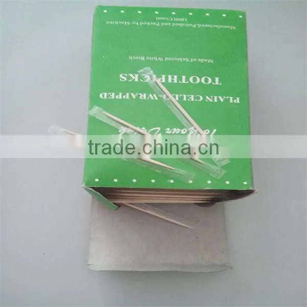 Single pointed and round bamboo cocktail toothpick