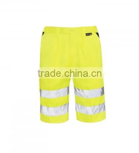 Hi Vis Shorts with side phone pockets