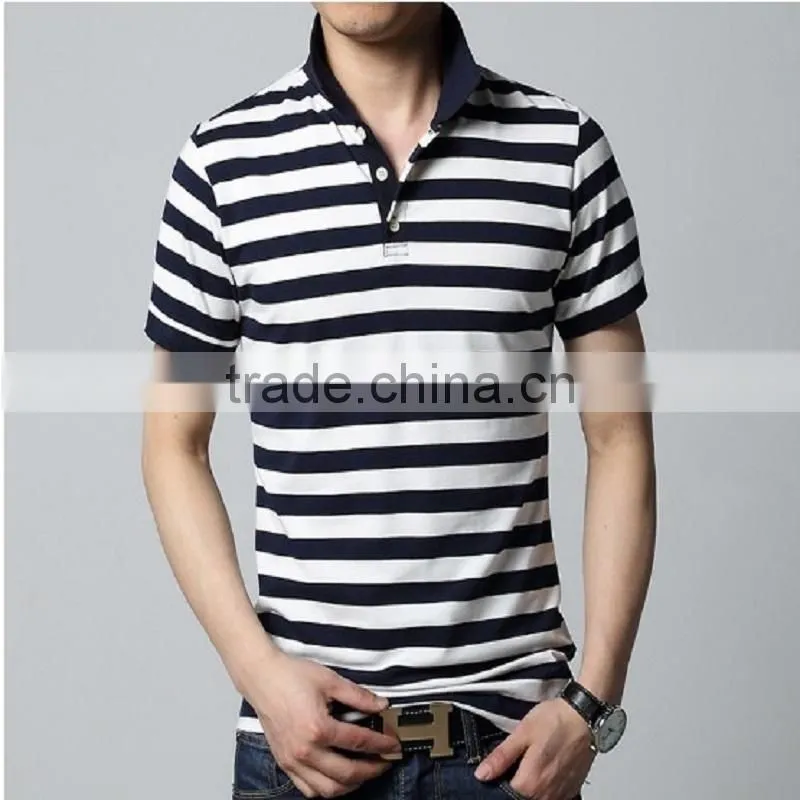 stripe high quality polo men tshirt ,casual men or women polo,couple polo t shirt for sporting