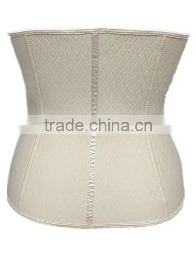 2016 newly produced polyester 9 bones waist trainer diamand waist trainer polyester