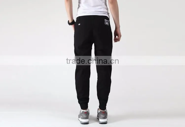 Custom latest design men cotton trousers chino jogger long pants