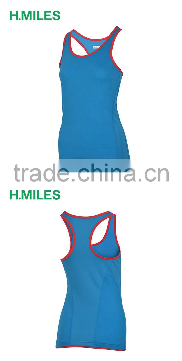 Best ladies athletic custom workout vest women dri fit sport tank top