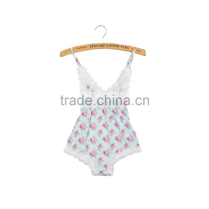 2016 New fashion baby wear summer one piece backless jumpsuit baby boutique outfit