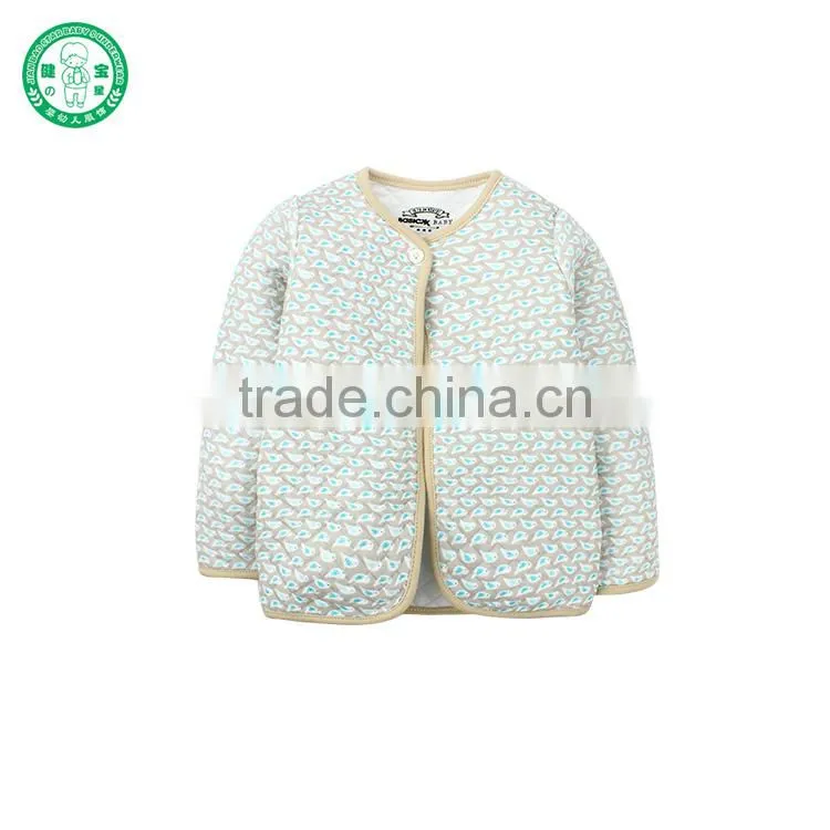 Wholesale Autumn Full Sleeve Knitted Bird Prining Baby Girl Sweater