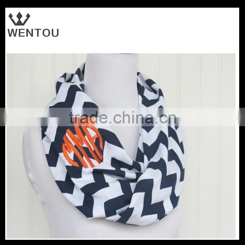 Wholesale cotton monogram Chevron Infinity
