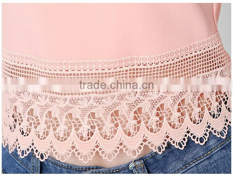 latest fashion design lady clothing summer top womens blouses 2017