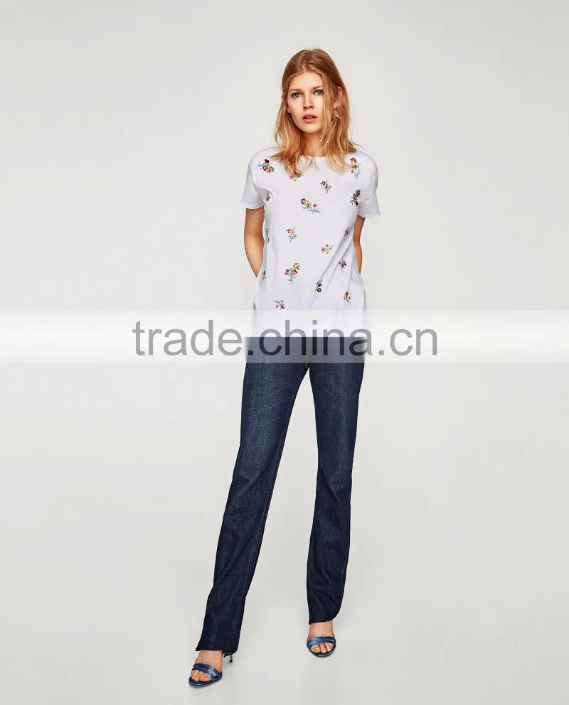 China OEM Service Design Fashionable Style Best-Selling 160g 100% Cotton Short Sleeve O-Neck T Shirt