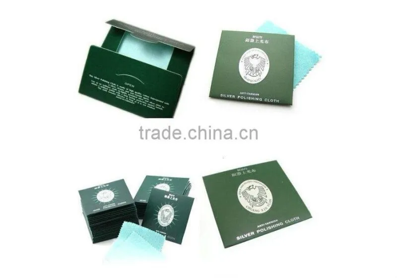 100pcs Silver Polishing Cloth Jewelry Silver Gold Platinum Cleaner Anti-Tarnish,Silber-Poliertuch Dubaa Fashion