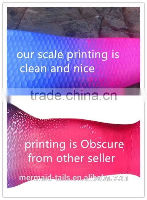 Custom High Quality Kids Swimwear Mermaid Tail