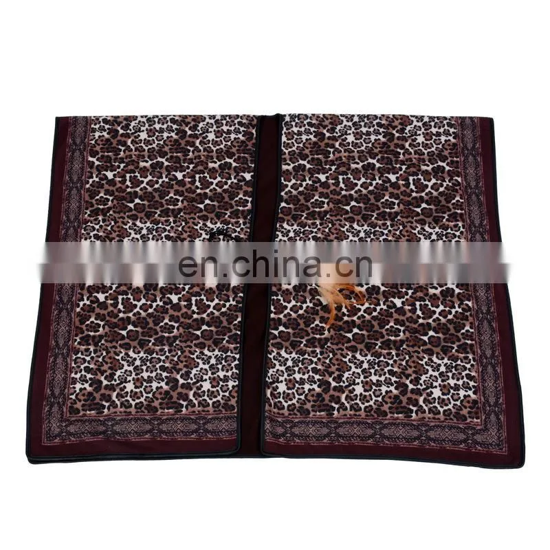 Womens Winter Stamp Cashmere Fringed Shawl Cloak