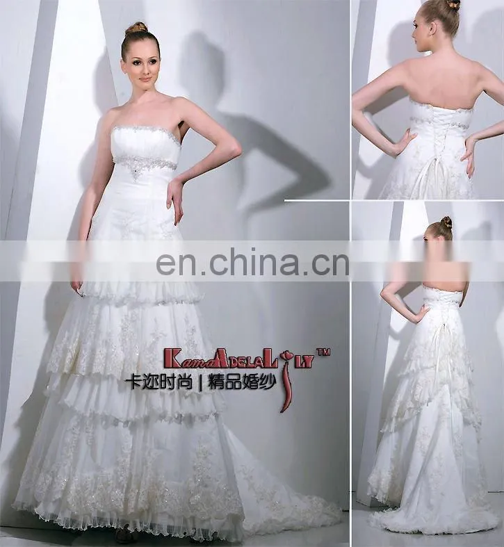EM722 Lightsome soft chiffon maternity dress wedding gown bridesmaid dress