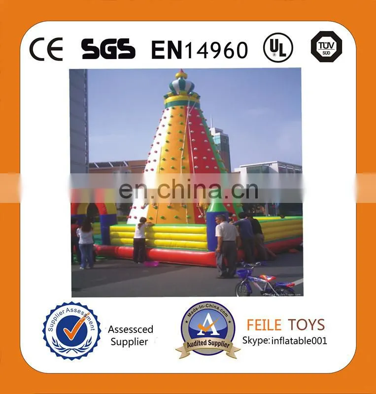 inflatable water rock climbing wall/inflatable rock climbing wall /inflatable climbing wall