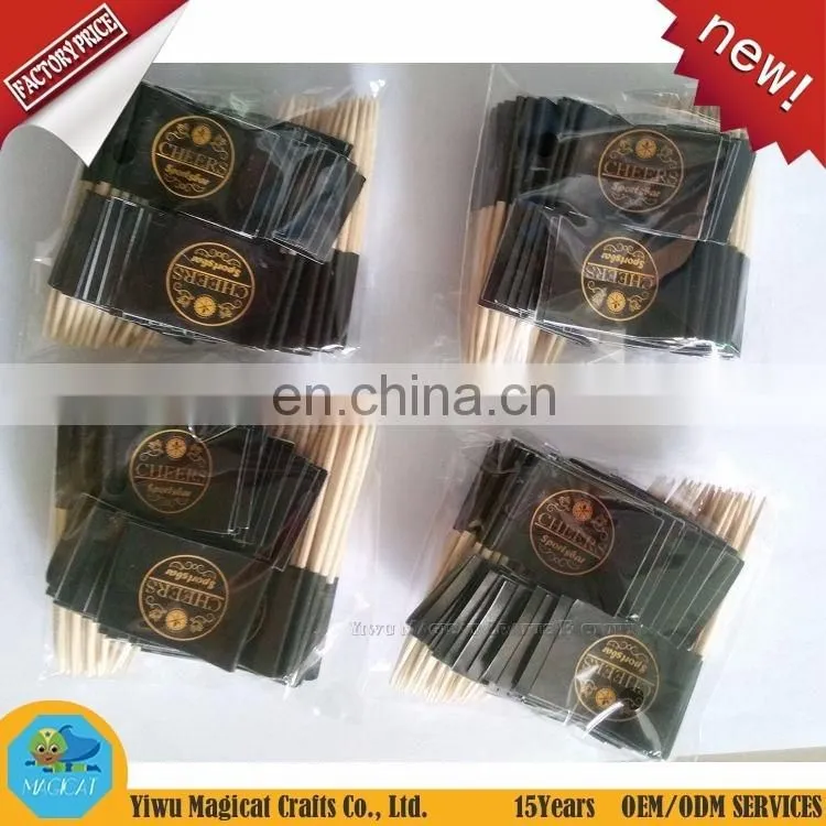 Hot selling cheap customized event activity ornament mini toothpick paper flags