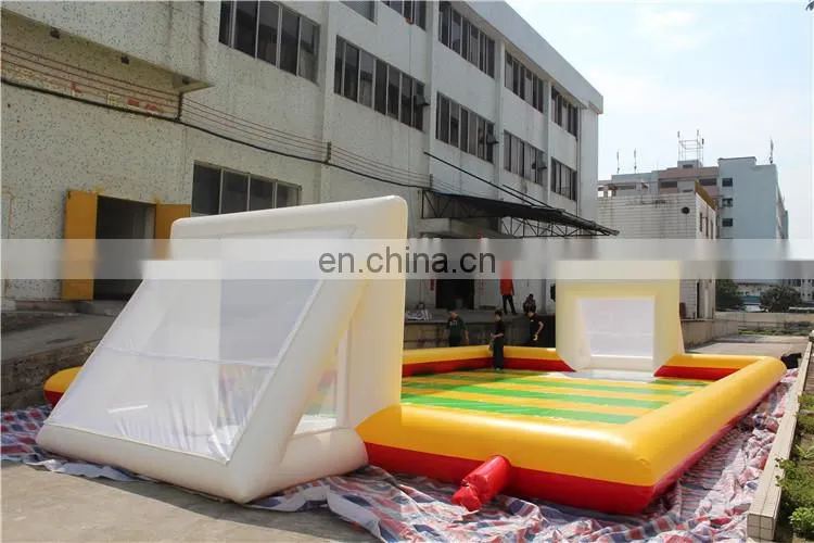 Water bubble stadium soapy inflatable football toss game