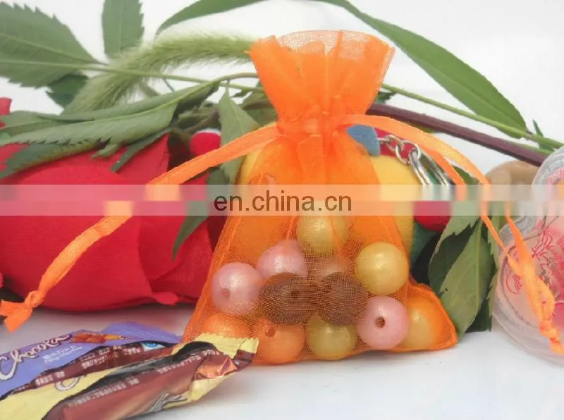 custom organza cosmetic pouch promotional organza nail bag organza polish pouch wholesale free sample