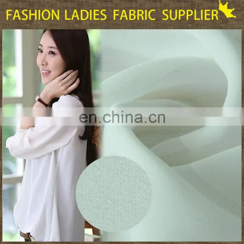 Shaoxing textile 100% poly chiffon for shirt 2014 Explosion models chiffon