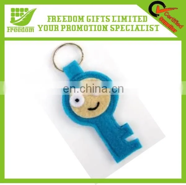 Promotion Logo Customized Animal Felt Keychain