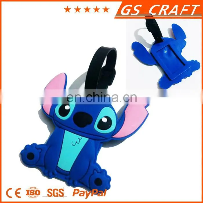 Attractive Price Super Quality soft pvc luggage tag, blank luggage tag