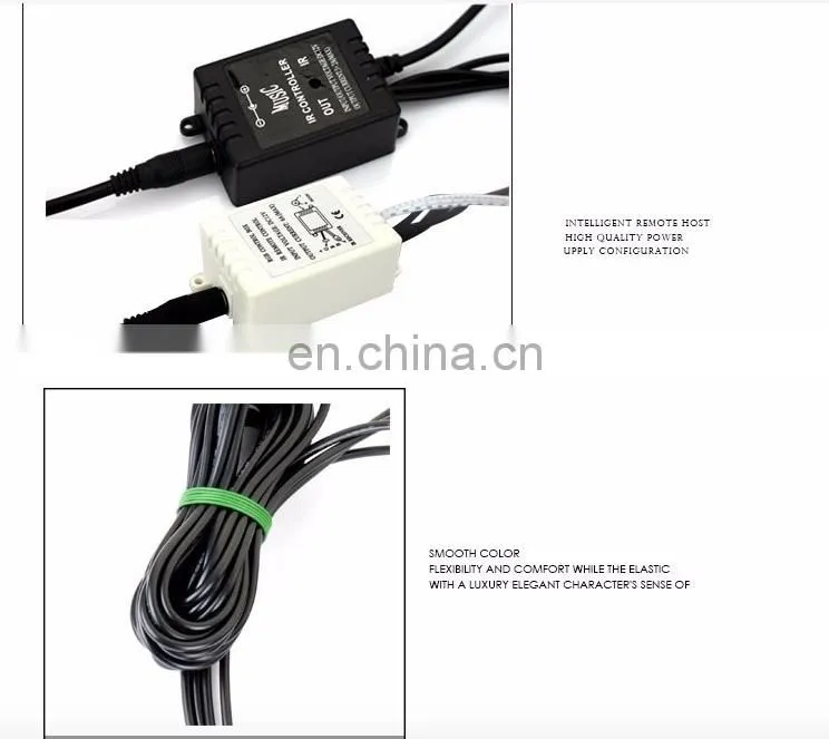 Car styling Wireless Remote/Music/Voice Control Interior Floor Foot Decoration Light Cigarette LED Atmosphere RGB