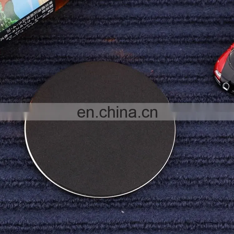 2017 custome make wholesale low price promotion gifts aluminium round shape coaster