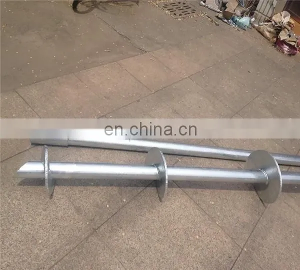 Helical Ground shaft Screw Pile
