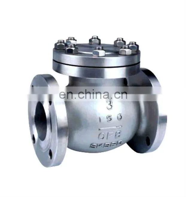 oil lift flanged natural gas check valve