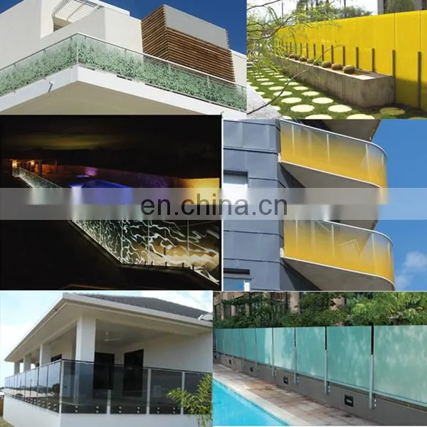 High quality pattern decorative glass walls panels