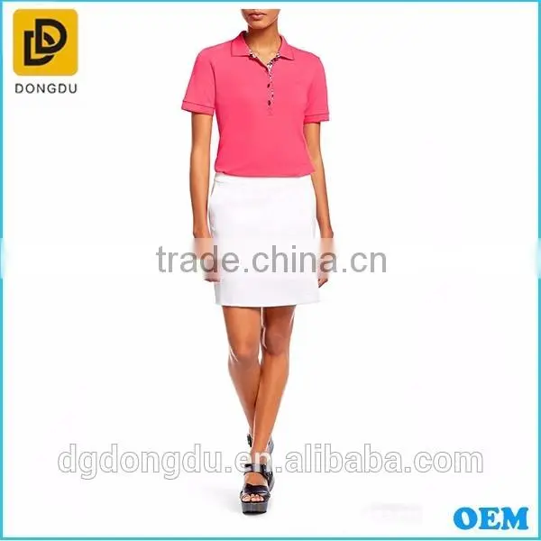 2016 High Quality OEM Service Custom Lady 100% Cotton T shirt