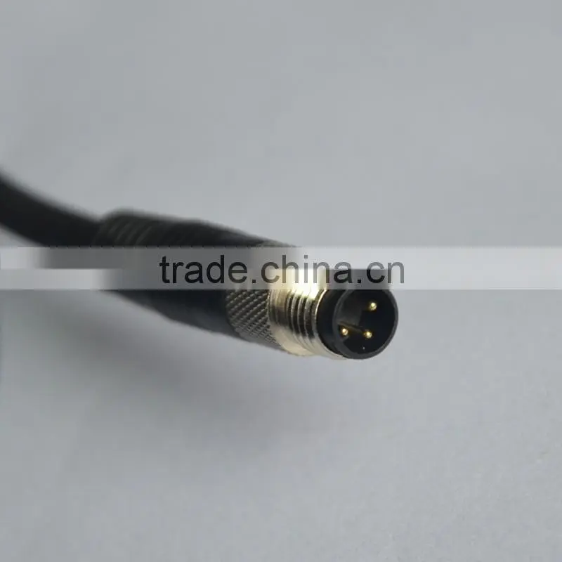 Waterproof sensor circular m8 3 pin aviation cable