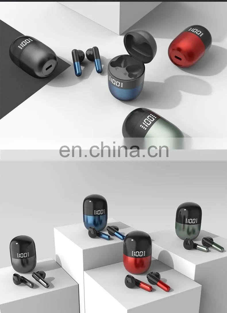 13 year manufacturer high quality sounds J28 wireless earbuds sports headphone with charging box