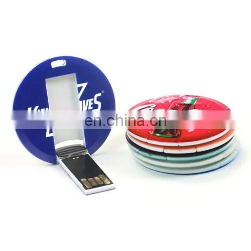 Promotional USB card Interface 2.0 100% Real Capacity Coin USB Memory