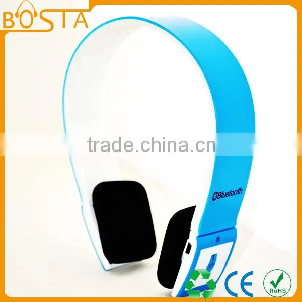 Clearance sales sports colorful music stereo mobile ribbon bluetooth headsets 2.0
