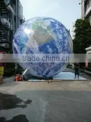 fllying inflatable globe balloons for promotion